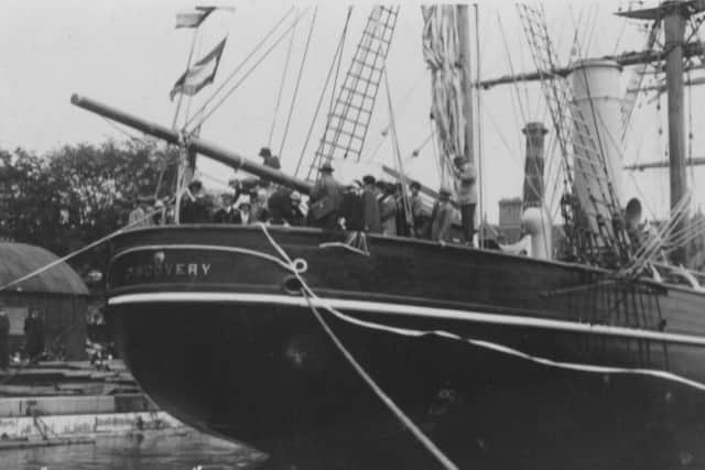 The poop deck of Discovery.