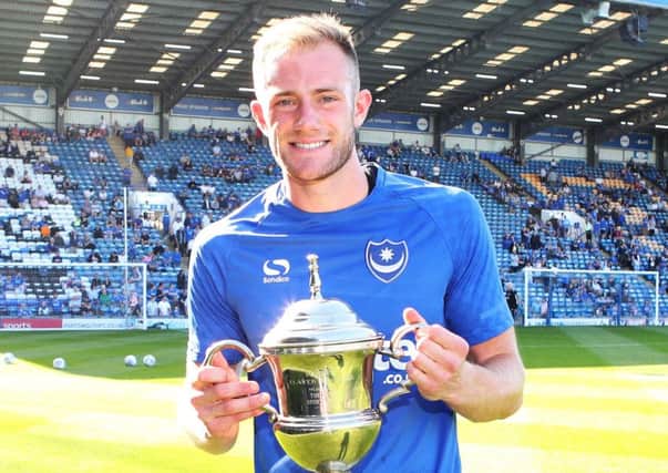 Matt Clarke is the worthy winner of this season's News/Sports Mail Pompey Player of the Year award Picture: Joe Pepler