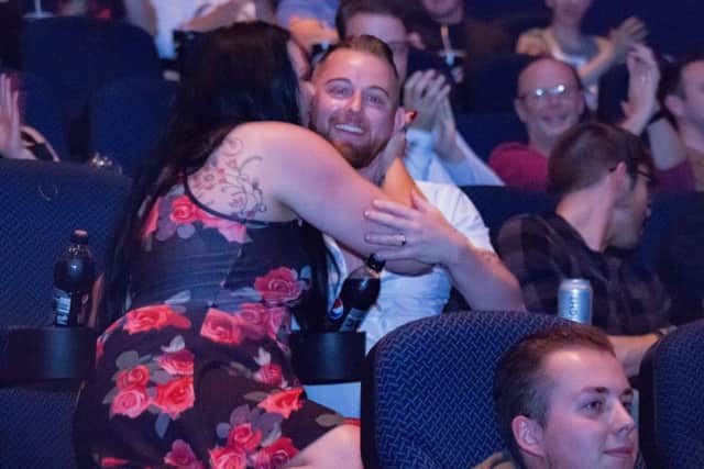 Elizabeth Leng and Marvel enthusiast Lee Knight got engaged at a screening of Avengers: Infinity War in Portsmouth
