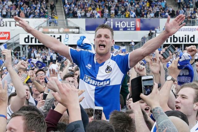 Left-back Lee Brown, who is leaving Bristol Rovers at the season's end.