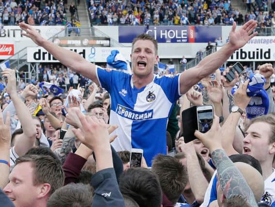 Left-back Lee Brown, who is leaving Bristol Rovers at the season's end.