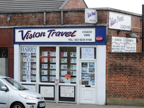 Vision Travel in Spur Road, Cosham.

Picture: Paul Jacobs