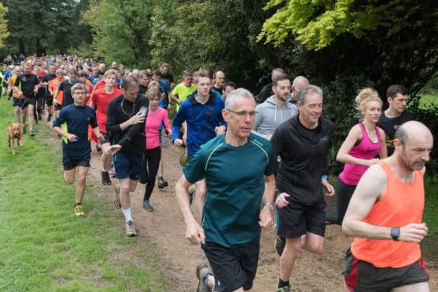 The start of Havant parkrun. Picture: Keith Woodland