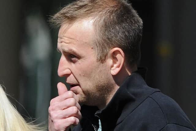 Steven Agar leaving Portsmouth Crown Court (180503-3445)