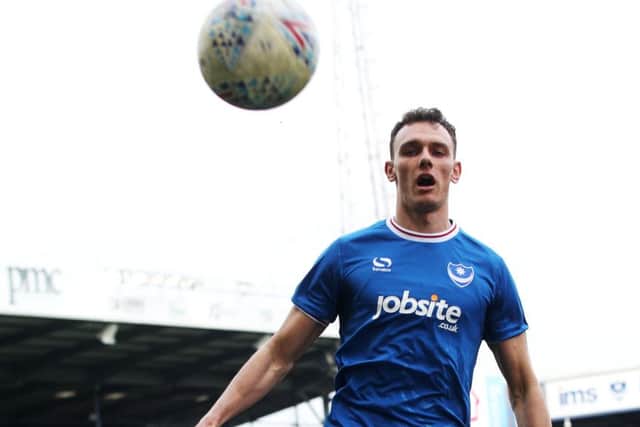 Pompey forward Kal Naismith Picture: Joe Pepler