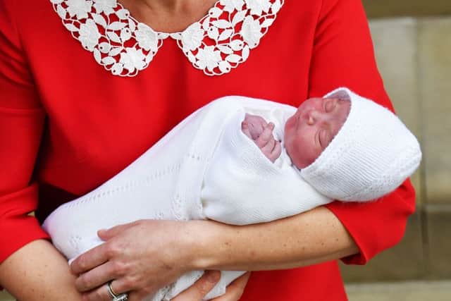 If only Kieran and Kerrie had gone for Loui-S, like the royal baby, rather than Loui-E  Picture:  John Stillwell/PA Wire