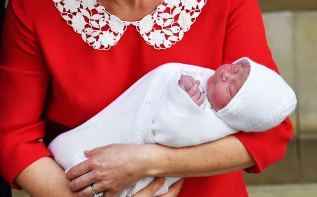 If only Kieran and Kerrie had gone for Loui-S, like the royal baby, rather than Loui-E  Picture:  John Stillwell/PA Wire