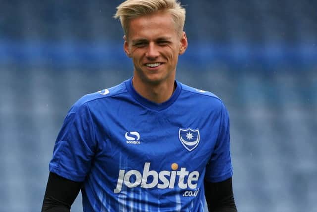 Pompey reserve keeper Alex Bass