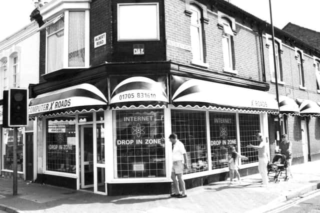 Computer X-Roads in Albert Road Portsmouth around 1995 Picture: C5783-2