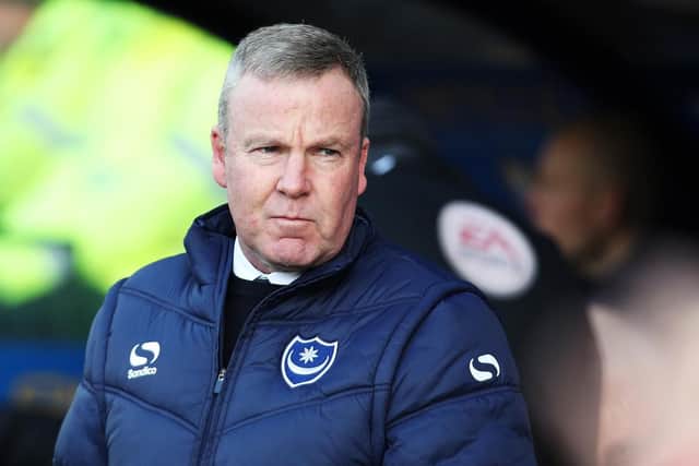 Pompey boss Kenny Jackett