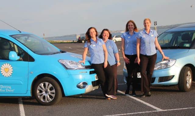 The team at Driving Miss Daisy in Lee-on-the-Solent - (L-to-R - Esther, Vicky, Connie, Kelly)