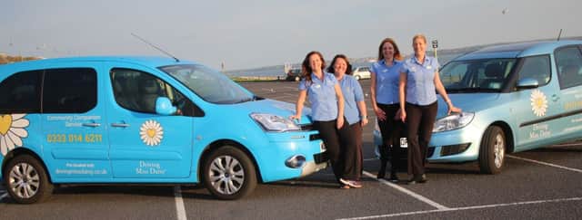 The team at Driving Miss Daisy in  Lee-on-the-Solent - (L-to-R - Esther, Vicky, Connie, Kelly)