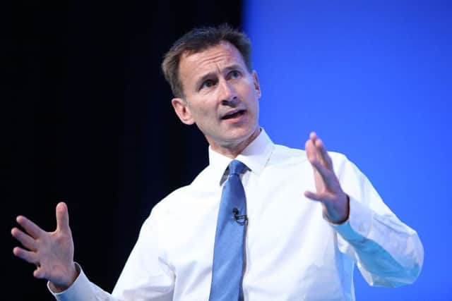 Health Secretary Jeremy Hunt