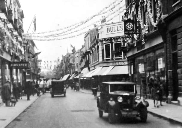 King's Road, Southsea, as a premier shopping sttreet pre-1939.