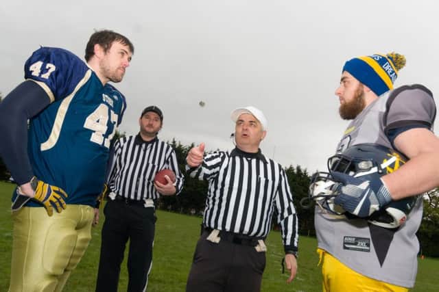 Swidon captain Dan Thorne and Dreadnoughts captain Neil Gibbs. Picture: Duncan Shepherd