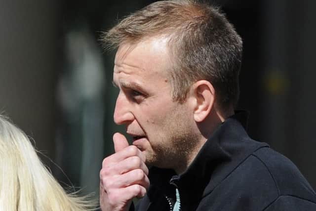 Steven Agar, 36, leaving Portsmouth Crown Court
