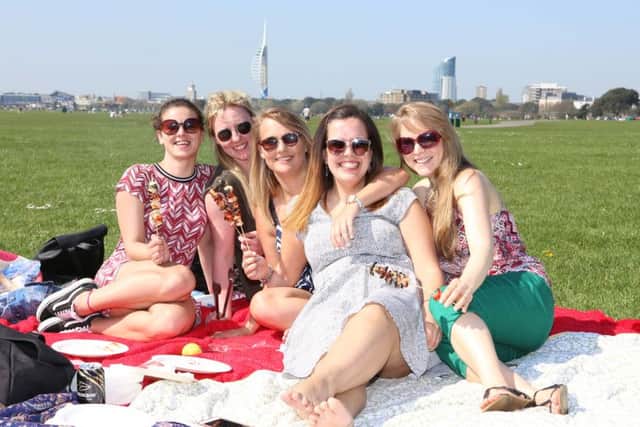 Friends enjoying a barbeque on Southsea Common     Picture: Habibur Rahman