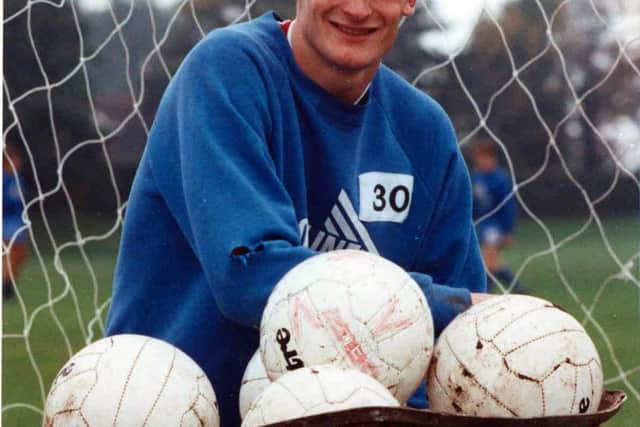 Former Pompey midfielder Chris Burns