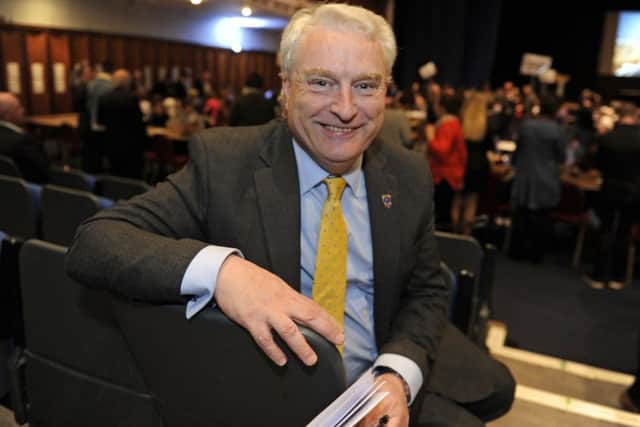 03/05/2018
The Portsmouth local election count held inside the Guildhall, Portsmouth.Gerald Vernon Jackson.
Picture Ian Hargreaves (180470-1) PPP-180305-225603006