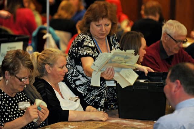 03/05/2018 The Portsmouth local election count held inside the Guildhall, Portsmouth. Picture Ian Hargreaves  (180470-1) PPP-180305-225524006