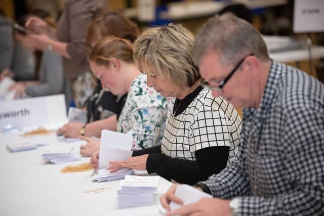 Checking the postal votes at Havant Leisure Centre
Picture: Vernon Nash (180503 - ELECTION HAVANT - 011) PPP-180305-231155006