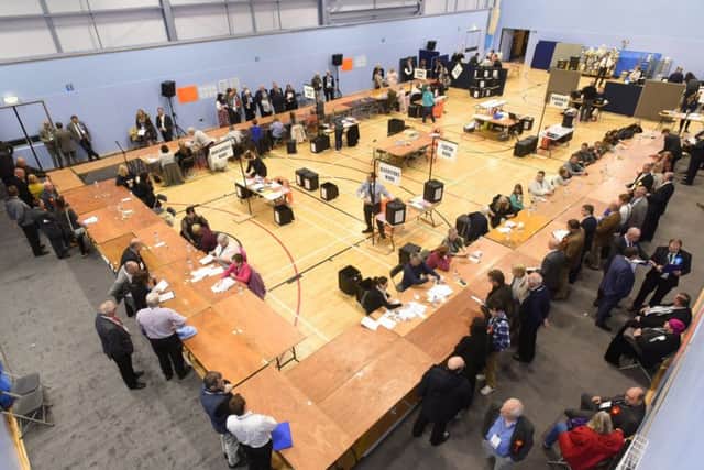 Catch Line: 180503- Election GosportDate: 3-5-2018Location: Gosport Leisure Centre, Foresrt Way, GosportStory: Local election count for Gosport wards - Picture: Duncan Shepherd PPP-180305-230223006