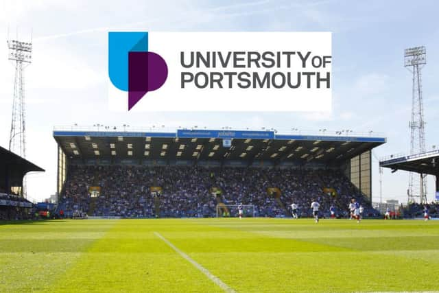 The University of Portsmouth is to become Pompey's main sponsor.