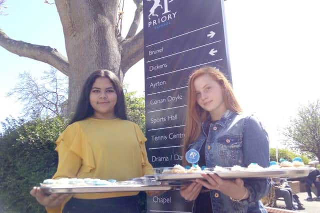 Zara Zahid, left, and Wiktoria Lasocka