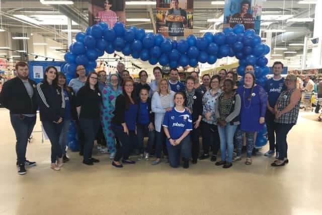 Blue Day at Tesco