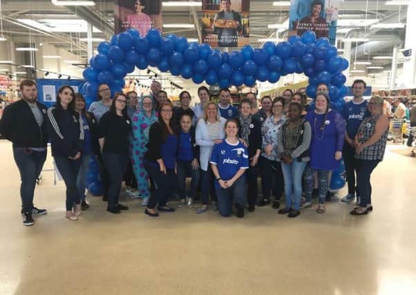 Blue Day at Tesco