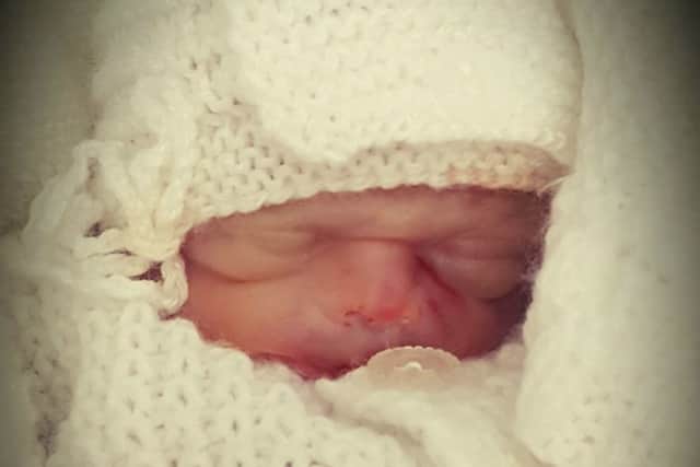 Jerry Hughes-Cameron, who died shortly after birth in December