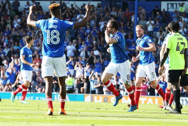 Pompey v Peterborough. Picture: Joe Pepler