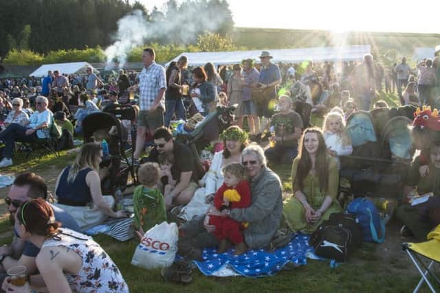 Crowds at the Beltain festival Pictures: ELEANOR SOPWITH