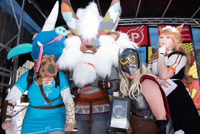 The winners of the over 12s Cosplay competition
Picture: Vernon Nash (180382 -222)
