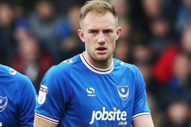 Pompey defender Matt Clarke