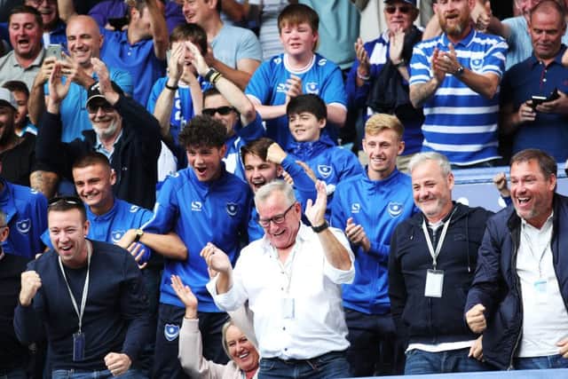 The Pompey fans