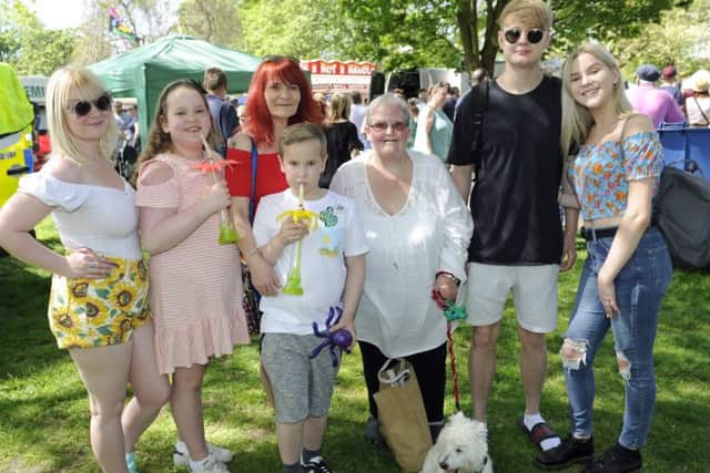 The Tait family from Fratton at the St Mary's Church May fair
Picture: Ian Hargreaves (180471-1