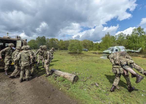 1st Battalion Grenadier Guards training at Longmoor Camp Picture:
Corporal Ben Beale/ MoD Crown