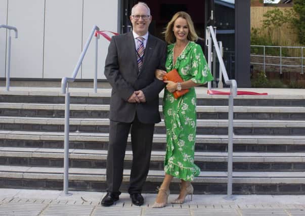 Amanda Holdenand Swanmore College head teacher Kyle Jonathan Picture: Swanmore College