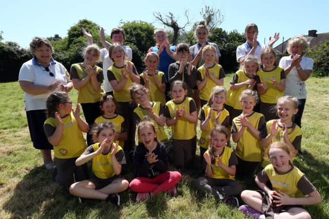 1st Portchester Brownies celebrate their centenary at Adurni Hall, Portchester                Picture: Chris Moorhouse