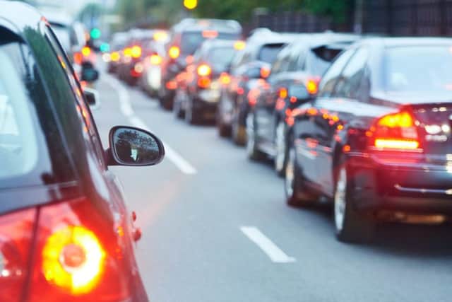 A broken down lorry is causing delays on the A27