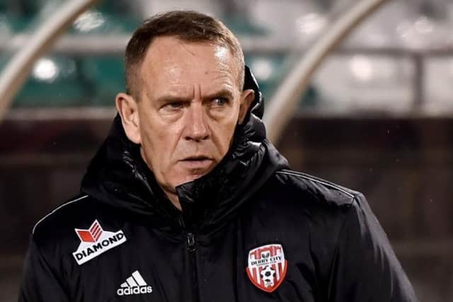 Derry City manager Kenny Shiels