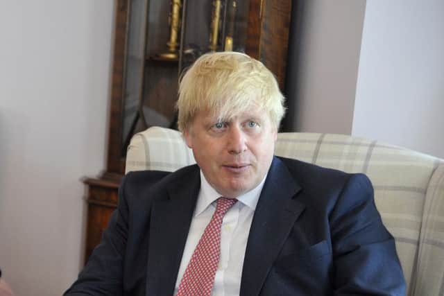 Foreign secretary Boris Johnson