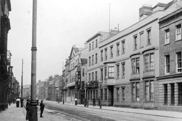 The George Hotel, Old Portsmouth, where Nelson breakfasted before leaving for the Battle of Trafalgar. The building was destroyed in the Second World War.  Picture: costen.co.uk
