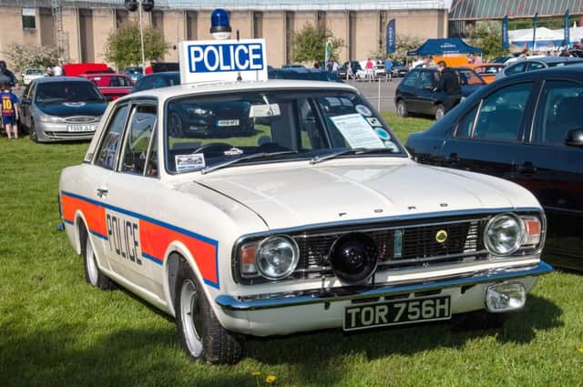 The former Isle of Wight police car