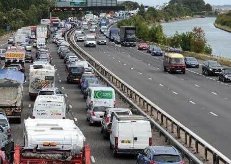 Traffic on the M27