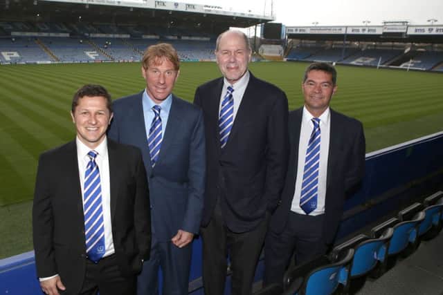 From left to right: Andy Redman, Eric Eisner, Michael Eisner and Mark Catlin. Picture: Habibur Rahman