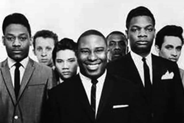 The Vagabonds with lead singer Jimmy James front centre in the mid-1960s.