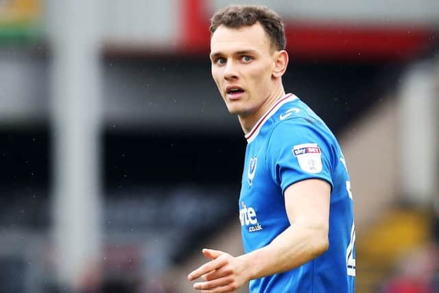 Pompey forward Kal Naismith Picture: Joe Pepler