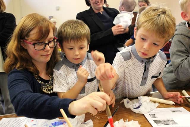 Children enjoy Messy Church at Church of the Good Shepherd, Crookhorn